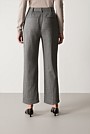 Cotton Wool Blend Pinstripe Ponte Pant