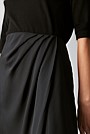 Modal Twill Drape Front Skirt