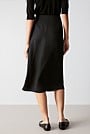 Modal Twill Drape Front Skirt