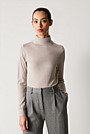 Merino Roll Neck Knit