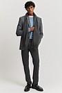 Regular Fit Lambswool Check Blazer