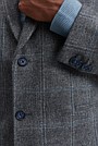 Regular Fit Lambswool Check Blazer