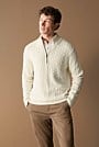 Australian Merino Cable Knit Half Zip