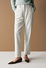 Italian Wool Blend Herringbone Pant