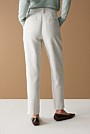 Italian Wool Blend Herringbone Pant