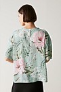 Silk Floral Relaxed T-shirt