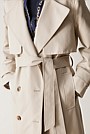 Cotton Longline Trench Coat