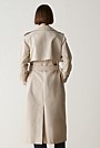 Cotton Longline Trench Coat