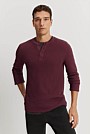 Australian Cotton Blend Waffle Henley