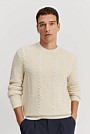 Australian Wool Cable Crew Neck Knit