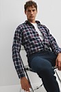 Regular Fit Australian Good Earth Cotton Flannel Check Shirt