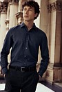 Tailored Fit Micro Jacquard Shirt