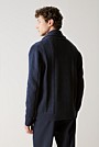 Merino Nep Cable Shawl Cardigan