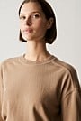 Merino Blend Forward Shoulder Seam Relaxed Crew