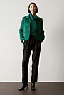 Stretch Wool Pleat Front Pant