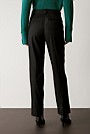 Stretch Wool Pleat Front Pant