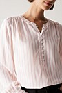 Modal Stripe Yoke Detail Blouse