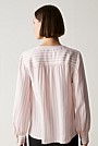 Modal Stripe Yoke Detail Blouse