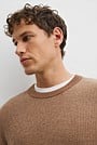 GCS-certified Cashmere Blend Crew Neck Knit