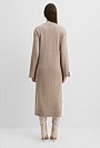 Organically Grown Cotton Blend Crew Neck Knit Dress