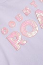 Organically Grown Cotton Sequin Logo T-Shirt