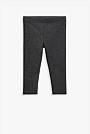 Organically Grown Cotton Blend Solid Rib Legging