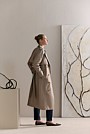 Cotton Longline Trench Coat