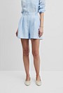 Organically Grown Linen Linen Tuck Front Short