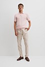 Cotton Silk Button Knit Polo