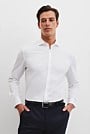 Tailored Fit Cotton Blend Stretch Shirt