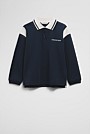 Organically Grown Cotton Panelled Rugby T-Shirt