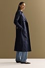 Cotton Longline Trench Coat