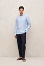 Regular Fit Delave Linen Long Sleeve Shirt
