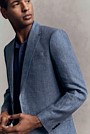 Tailored Fit Italian Linen Blend Blazer