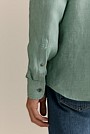 Regular Fit Delave Linen Long Sleeve Shirt