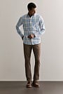 Regular FIt Supima Cotton Gradient Check Shirt