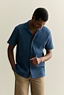 Regular Fit Cotton Blend Pique Shirt