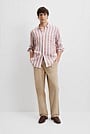 Regular Fit Organically Grown Linen Stripe Shirt