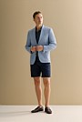 Tailored Fit Irish Linen Puppytooth Blazer