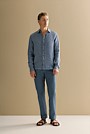 Regular Fit Yarn Dyed Linen Puppytooth Shirt