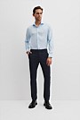 Tailored Fit Cotton Blend Stretch Shirt