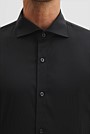 Tailored Fit Cotton Blend Stretch Shirt