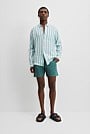 Regular Fit Organically Grown Linen Stripe Shirt