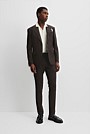 Slim Fit Wool Linen Stretch Blazer