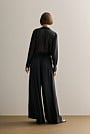 Pleat Detail Palazzo Pant