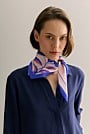 Silk Floral Neckerchief