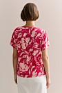 Pima Cotton Tonal Floral T-shirt