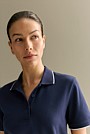 Cotton Pique Tipped Monogram Polo