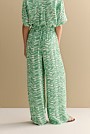 Abstract Geo Wide Leg Pull On Pant