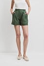 Organically Grown Linen Tuck Front Short